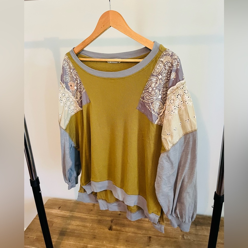 We The Free Free People Long Sleeve Womens Top Small